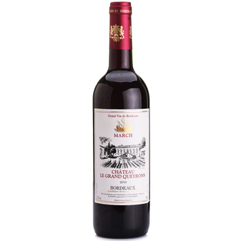 Chateaule Grand Queyrons Bordeaux 2010 帆船红葡萄酒（AOC级） 108元包邮（可满200-100，约58/瓶）