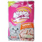 【猫粮】wanpy 顽皮 鲜封包猫用鸡肉虾仁 80g×18袋/盒52元