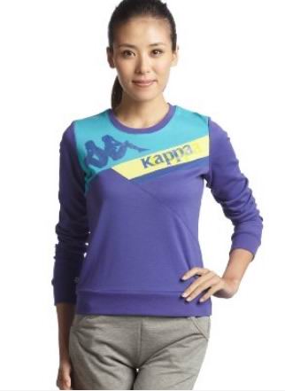 卡帕 Kappa LOGO系列 女式套头无帽卫衣 89.4包邮