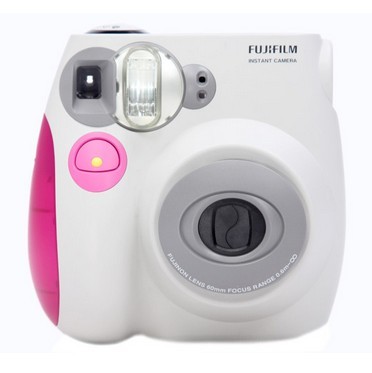 富士一次成像拍立得mini 7S相机（粉色） 苏宁粉色特价377元（可用0元购返券最高减300）
